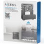 AISENS Soporte Universal de Pared MPC02-155 para Mini PC y Router, Negro